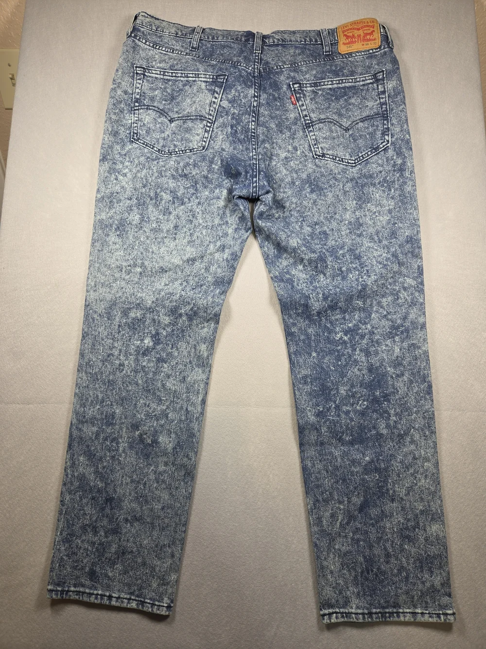 Levi’s 541 Athletic Taper Men's Jeans 38x32 – Rare Blue Acid Wash